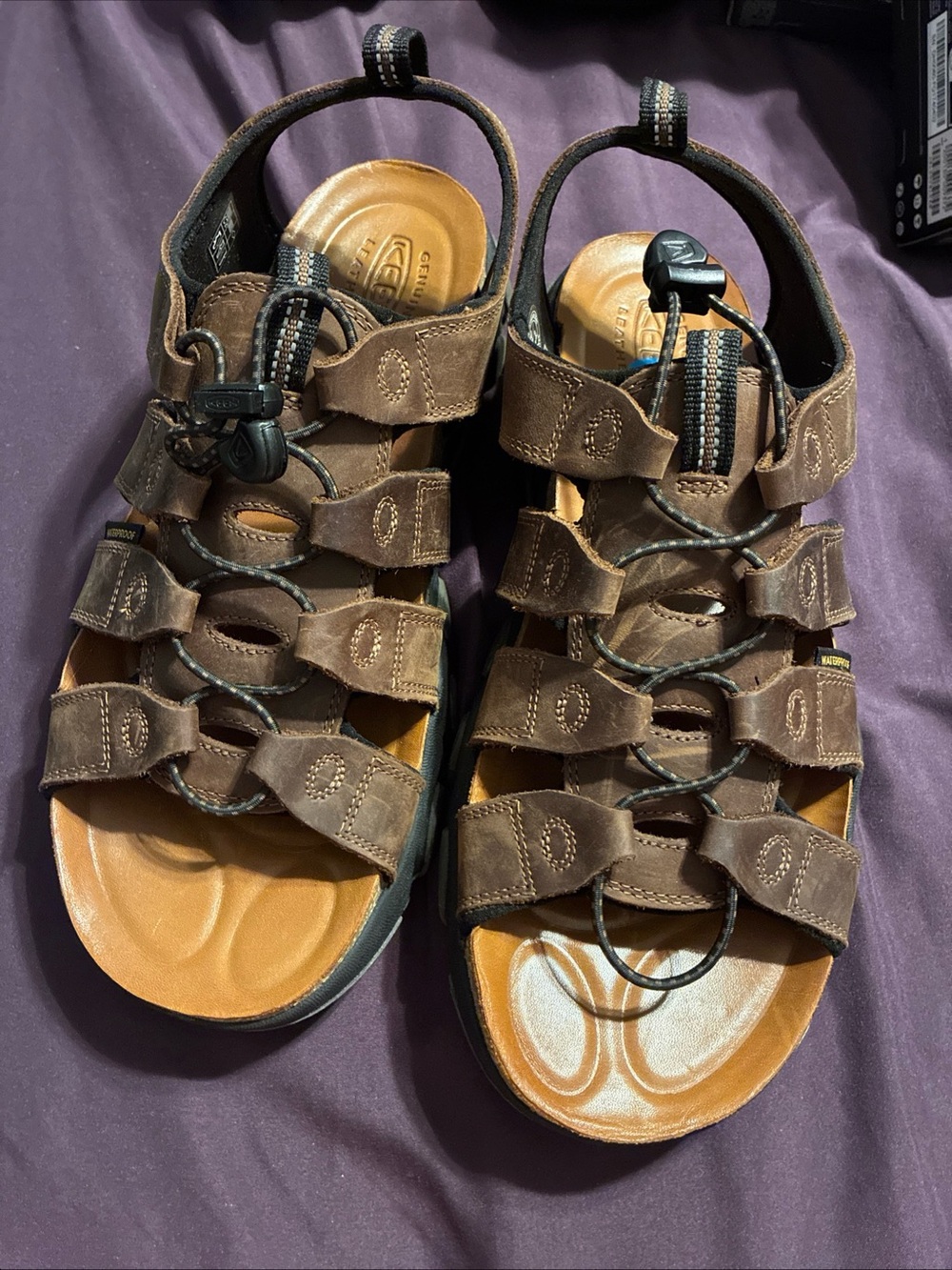 Keen mens Daytona ll leather trail sandals size 10